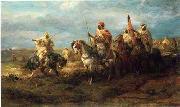 Arab or Arabic people and life. Orientalism oil paintings  380 unknow artist